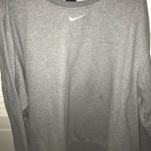 Gray Nike Sweatshirt (XXL)